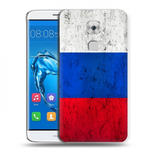 Дизайнерский пластиковый чехол для Huawei Nova Plus Российский флаг