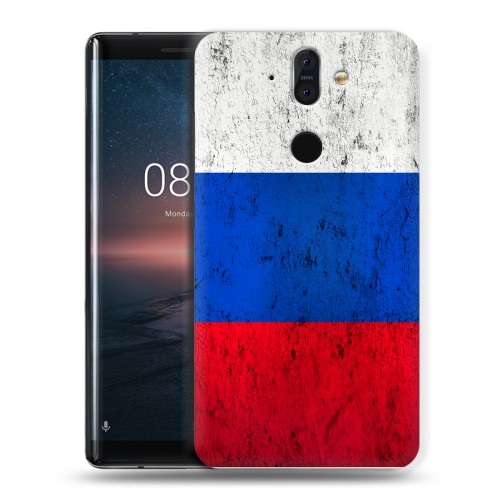 Дизайнерский силиконовый чехол для Nokia 8 Sirocco Российский флаг