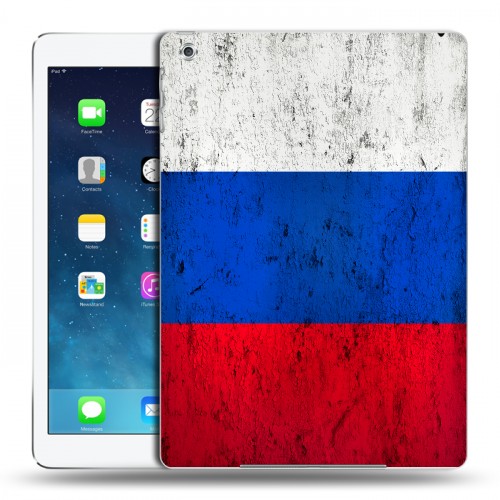 Дизайнерский силиконовый чехол для Ipad Air Российский флаг