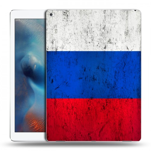 Дизайнерский пластиковый чехол для Ipad Pro Российский флаг