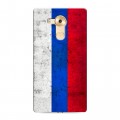 Дизайнерский силиконовый чехол для Huawei Mate 8 Российский флаг