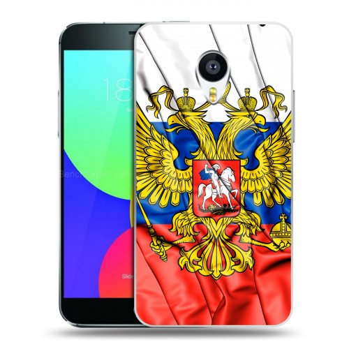 Дизайнерский пластиковый чехол для Meizu MX4 Pro Российский флаг