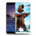 Дизайнерский пластиковый чехол для Nokia 7 Plus Российский флаг