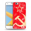 Дизайнерский силиконовый чехол для HTC One A9S Флаг СССР 