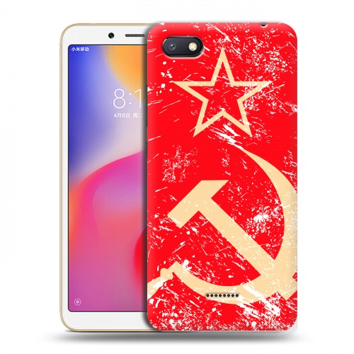 Дизайнерский пластиковый чехол для Xiaomi RedMi 6A Флаг СССР 