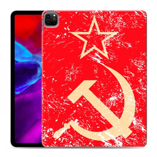 Дизайнерский пластиковый чехол для Ipad Pro 12.9 (2020) Флаг СССР 