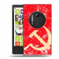 Дизайнерский пластиковый чехол для Nokia Lumia 1020 Флаг СССР 