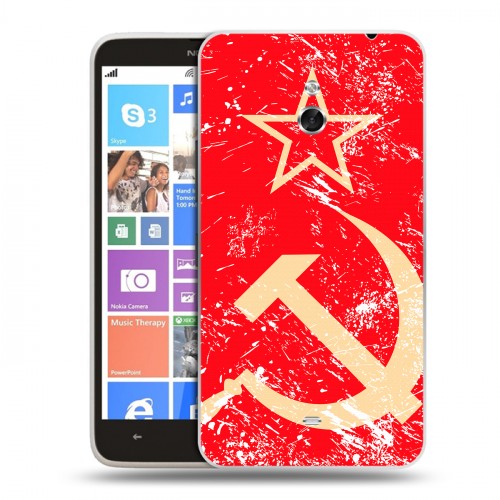 Дизайнерский пластиковый чехол для Nokia Lumia 1320 Флаг СССР 