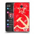 Дизайнерский пластиковый чехол для Nokia X Флаг СССР 