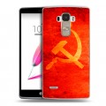 Дизайнерский пластиковый чехол для LG G4 Stylus Флаг СССР 