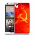 Дизайнерский силиконовый чехол для HTC Desire 626 Флаг СССР 