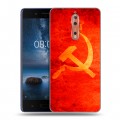 Дизайнерский пластиковый чехол для Nokia 8 Флаг СССР 