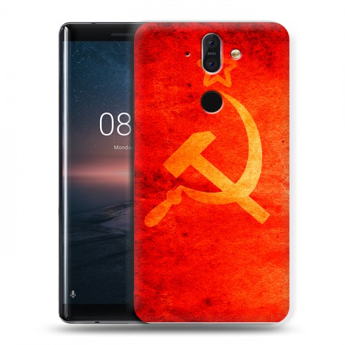 Дизайнерский пластиковый чехол для Nokia 8 Sirocco Флаг СССР 