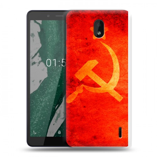 Дизайнерский силиконовый чехол для Nokia 1 Plus Флаг СССР 