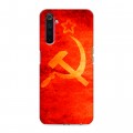 Дизайнерский силиконовый чехол для Realme 6 Pro Флаг СССР 
