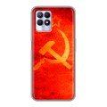 Дизайнерский силиконовый с усиленными углами чехол для Realme 8i Флаг СССР 