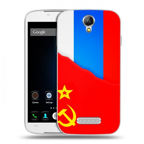 Дизайнерский силиконовый чехол для Doogee X6 Флаг СССР 
