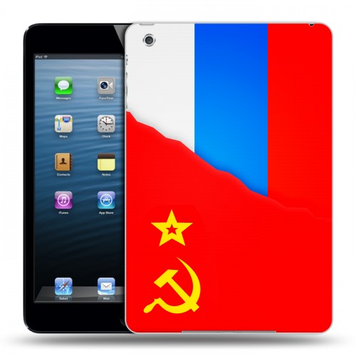 Дизайнерский пластиковый чехол для Ipad Mini Флаг СССР 