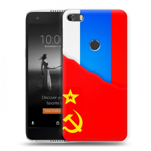 Дизайнерский силиконовый чехол для Alcatel Idol 5S Флаг СССР 