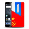 Дизайнерский пластиковый чехол для Nokia 6 (2018) Флаг СССР 