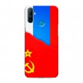 Дизайнерский пластиковый чехол для Realme C3 Флаг СССР 