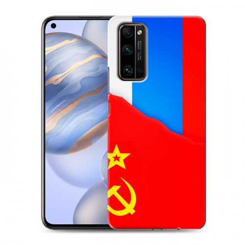 Дизайнерский пластиковый чехол для Huawei Honor 30 Флаг СССР 
