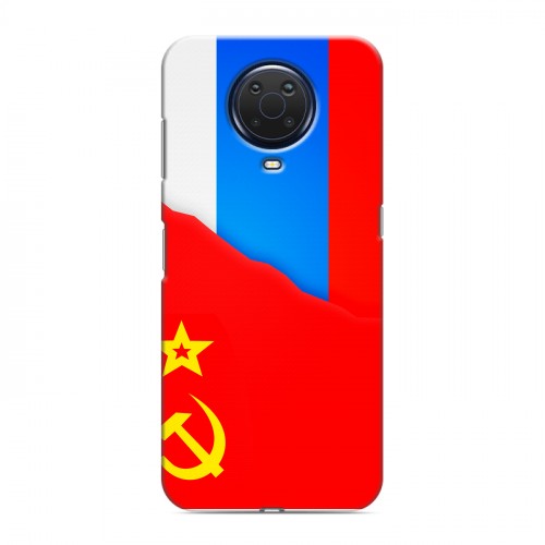 Дизайнерский пластиковый чехол для Nokia G20 Флаг СССР 