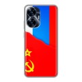 Дизайнерский пластиковый чехол для Realme C55 Флаг СССР 