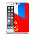 Дизайнерский силиконовый чехол для Iphone 6 Plus/6s Plus Флаг СССР 