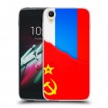 Дизайнерский пластиковый чехол для Alcatel One Touch Idol 3 (4.7) Флаг СССР 