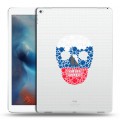 Полупрозрачный дизайнерский пластиковый чехол для Ipad Pro Российский флаг