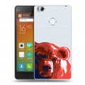 Полупрозрачный дизайнерский пластиковый чехол для Xiaomi Mi4S Российский флаг