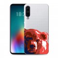 Полупрозрачный дизайнерский силиконовый чехол для Meizu 16T Российский флаг