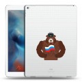 Полупрозрачный дизайнерский пластиковый чехол для Ipad Pro Российский флаг