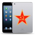 Полупрозрачный дизайнерский пластиковый чехол для Ipad Mini Флаг СССР