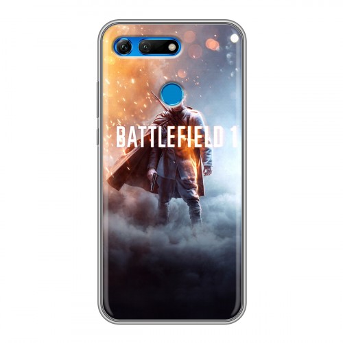 Дизайнерский пластиковый чехол для Huawei Honor View 20 Battlefield