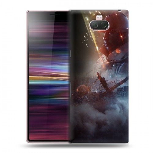 Дизайнерский силиконовый чехол для Sony Xperia 10 Battlefield