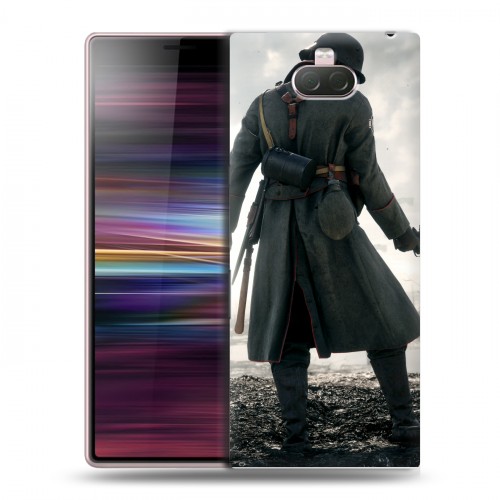 Дизайнерский силиконовый чехол для Sony Xperia 10 Battlefield