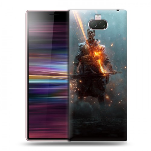 Дизайнерский силиконовый чехол для Sony Xperia 10 Battlefield