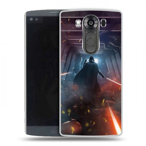 Дизайнерский пластиковый чехол для LG V10 Star Wars Battlefront