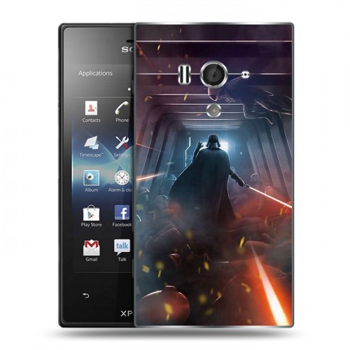 Дизайнерский пластиковый чехол для Sony Xperia acro S Star Wars Battlefront