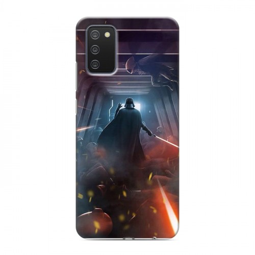 Дизайнерский пластиковый чехол для Samsung Galaxy A02s Star Wars Battlefront