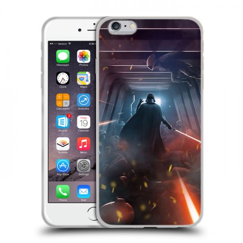 Дизайнерский силиконовый чехол для Iphone 6 Plus/6s Plus Star Wars Battlefront