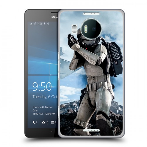 Дизайнерский пластиковый чехол для Microsoft Lumia 950 XL Star Wars Battlefront