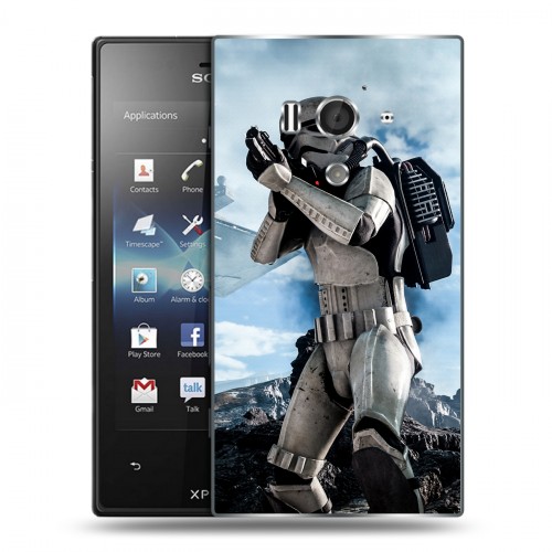 Дизайнерский пластиковый чехол для Sony Xperia acro S Star Wars Battlefront