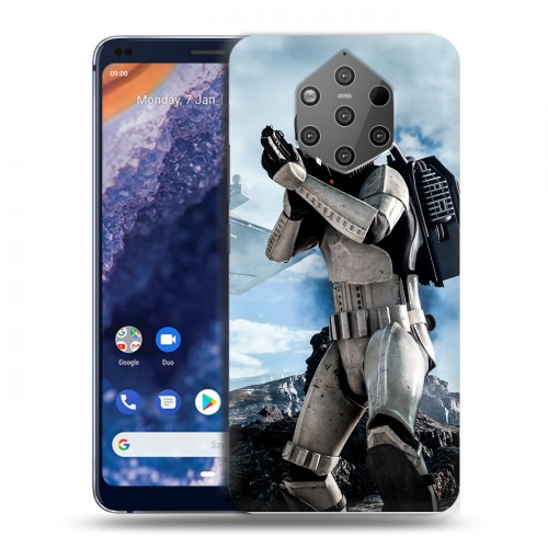 Дизайнерский силиконовый чехол для Nokia 9 PureView Star Wars Battlefront