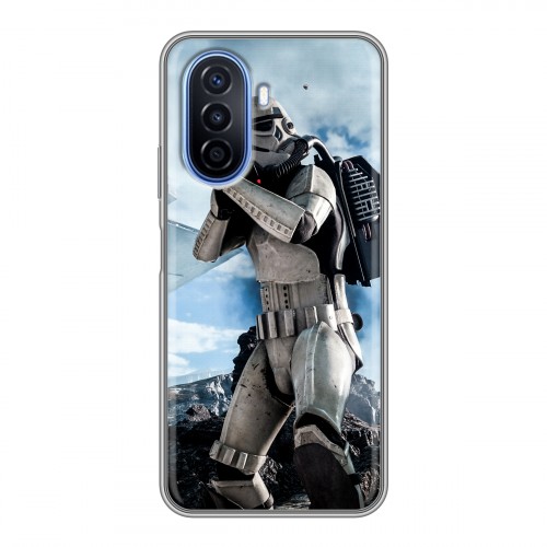 Дизайнерский силиконовый чехол для Huawei Nova Y70 Star Wars Battlefront