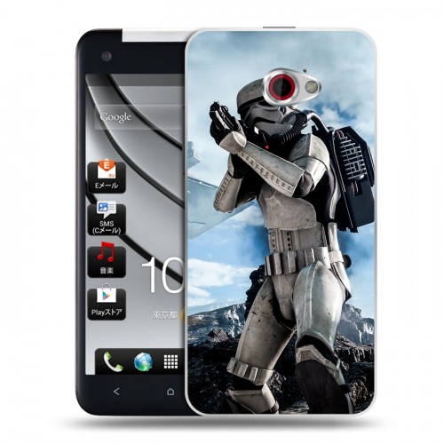 Дизайнерский пластиковый чехол для HTC Butterfly S Star Wars Battlefront