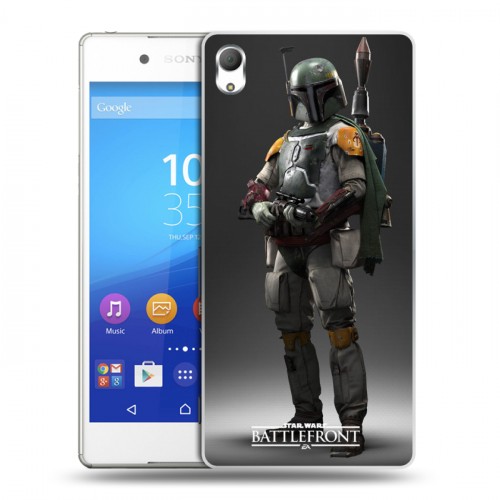 Дизайнерский пластиковый чехол для Sony Xperia Z3+ Star Wars Battlefront