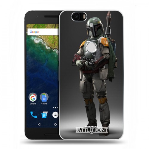 Дизайнерский силиконовый чехол для Google Huawei Nexus 6P Star Wars Battlefront